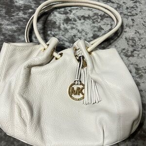Michael Kors Cream Color Coach Hobo Bag